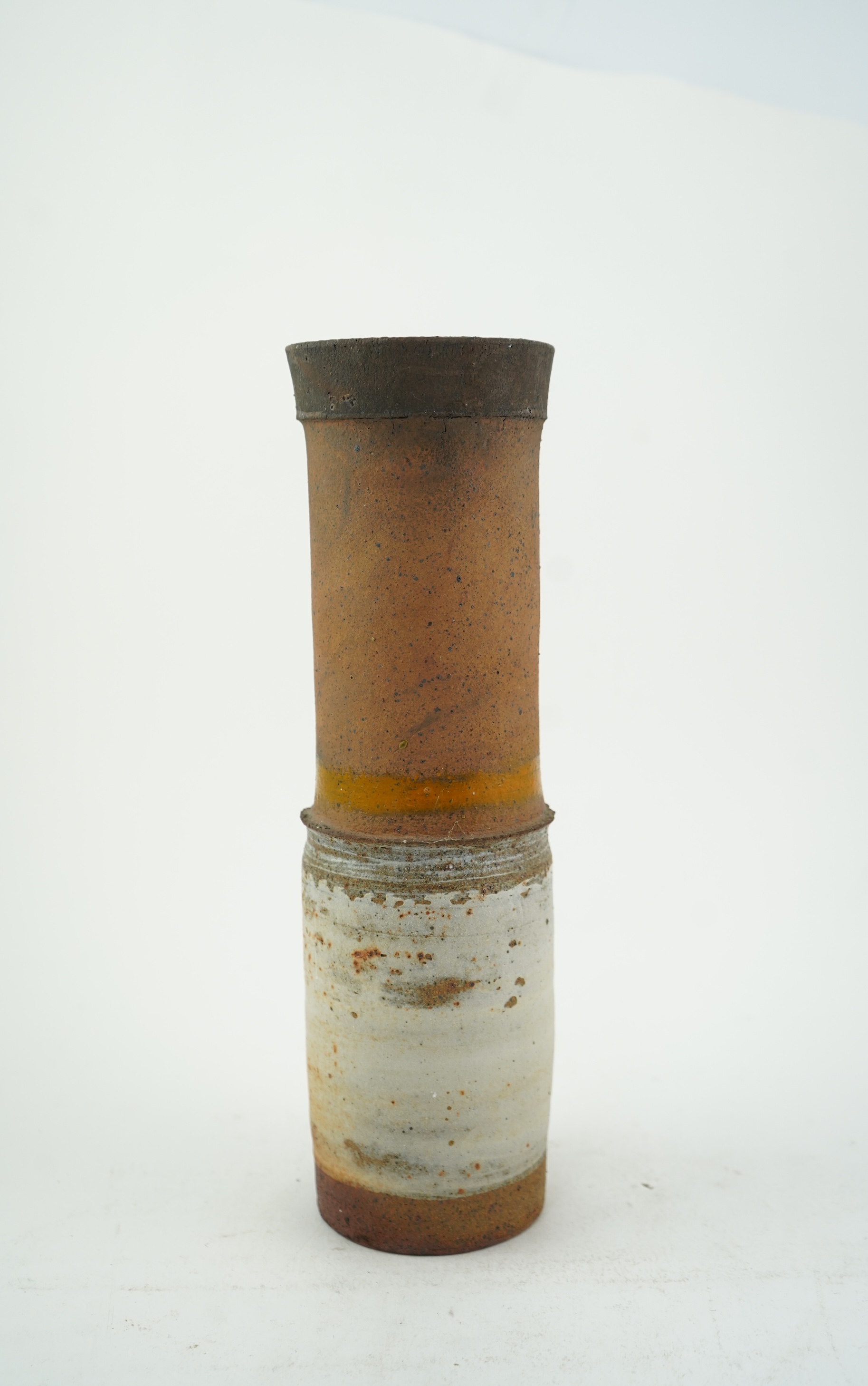 Robin Welch (1936-2019): A stoneware 'Chimney Pot' vase